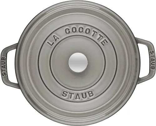 Miniatura 3 de STAUB 40509-304-0 Olla Cocotte redonda 20cm gris grafito Gris (Graphite Grey)