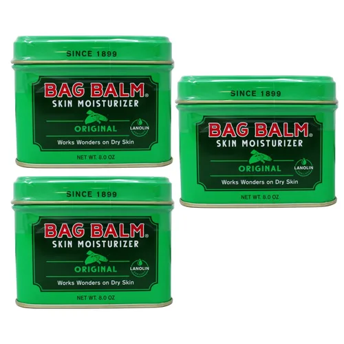 Bag Balm Vermont's - Crema hidratante de manos original, bálsamo de manos para piel seca, tratamiento de manos agrietadas, talones y manos secas,