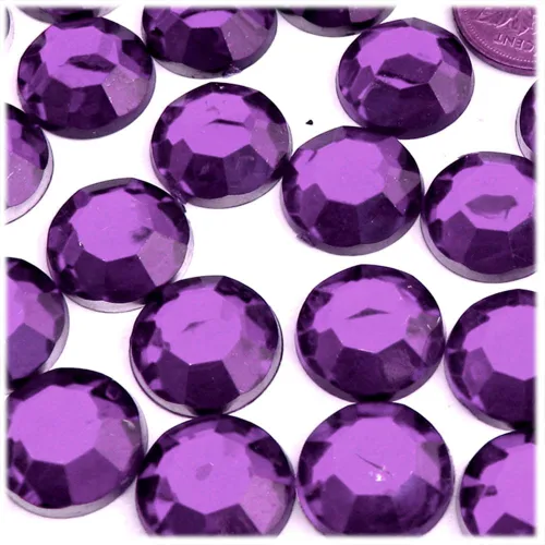 Miniatura 17 de The Crafts Outlet 1,000 diamantes de imitación redondos de 0.787 in - lavanda morado claro o amatista claro Lavanda (Amatista claro)