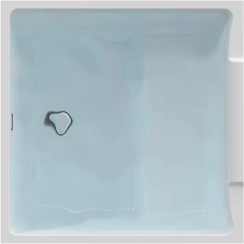 Miniatura 4 de HEATGENE Bañera de acrílico independiente de 39 pulgadas, bañera de remojo contemporánea, fácil de instalar, con certificación UPC, drenaje cromado