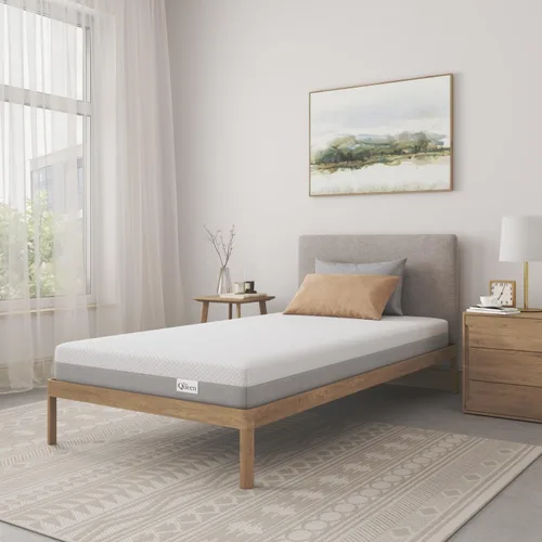 Miniatura 6 de NapQueen Colchón de espuma viscoelástica individual de 6 pulgadas, sensación media, certificado CertiPUR-US, cama en una caja, funda de tela suave