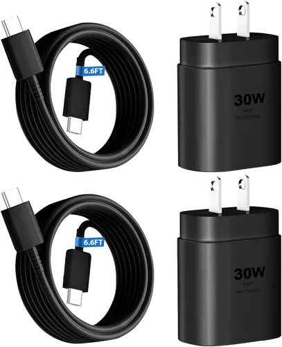 Miniatura 20 de Cargador rápido para teléfono 17 16 15, bloque de carga USB C de 30 W para teléfono 17 16 15 Pro Max y cable tipo C de 8 pies para iPhone 17/Air/17
