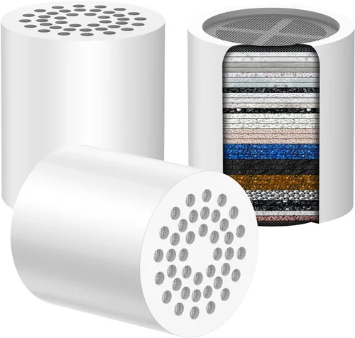 Miniatura 9 de VOXON - Filtro de ducha de 36 etapas, eliminación del 99.99% del cloro, fluoruro, metales pesados, filtro para cabezal de ducha para agua dura que