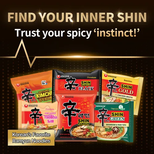 Miniatura 9 de Nongshim Ramen Noodles, Ramen instantáneo gourmet, sopa de fideos microondas premium, Shin picante, paquete familiar, 4.23 onzas (paquete de 20)