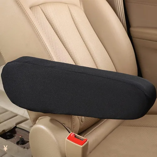Miniatura 8 de 1 par de fundas de reposabrazos de asiento de tamaño universal, funda para reposabrazos de asiento delantero de automóvil, funda de repuesto de tela