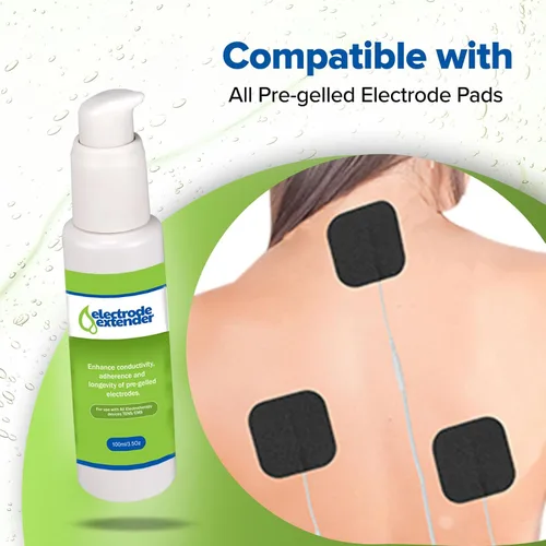 Miniatura 7 de Gel adhesivo conductor extensor de electrodos por PMT – Mejora la durabilidad, adherencia y conductividad para electrodos TENS/EMS; prolonga la vida