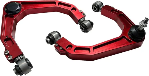 BST BSSP Brazos de control delanteros superiores de aluminio forjado CNC, elevación de suspensión de 2-4", FUCA compatible con Chevy Silverado