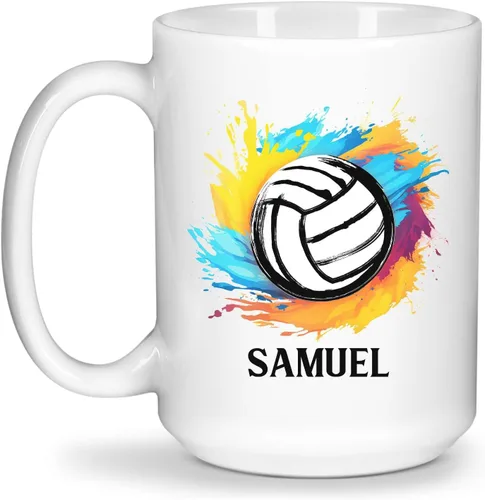 Miniatura 14 de Tazas personalizadas de gran fútbol americano, Personalizado elegir nombre taza de café de fútbol americano, Taza de té de fútbol personalizado