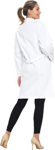 Miniatura 4 de Natural Uniforms Abrigo médico profesional de manga larga unisex de 40 pulgadas