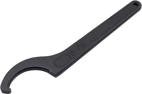 Miniatura 2 de Hitefu - Llave inglesa de gancho C de 3.071-3.346 in, herramienta universal de amortiguador negro para motocicleta, ajuste de coilover, acero al