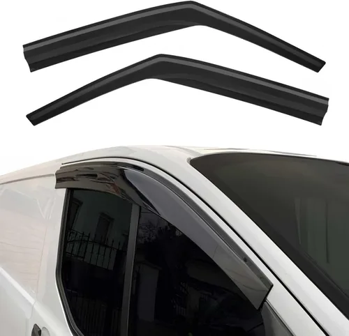 OMAC Deflector de protección contra la lluvia de la visera de ventana para Dodge Sprinter 2003-2006 Humo 2 piezas