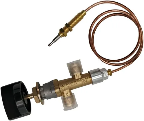Miniatura 4 de METER STAR Fogata de propano/piezas de chimenea Sistema de válvula de control de gas Válvula reguladora con manguera y válvula mezcladora de aire