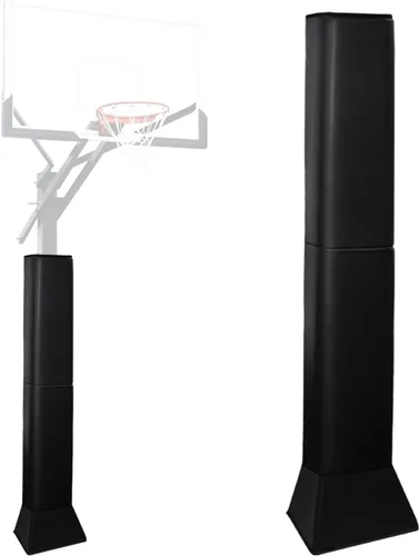 Miniatura 13 de Square Pole Pads Base Padding Basketball Pole Pads Heavy Duty Square Pole Pads Outdoor Fits 4"x4", 5"x5", 6"x6",6"x8", 8"x8" Poles and Bases Negro
