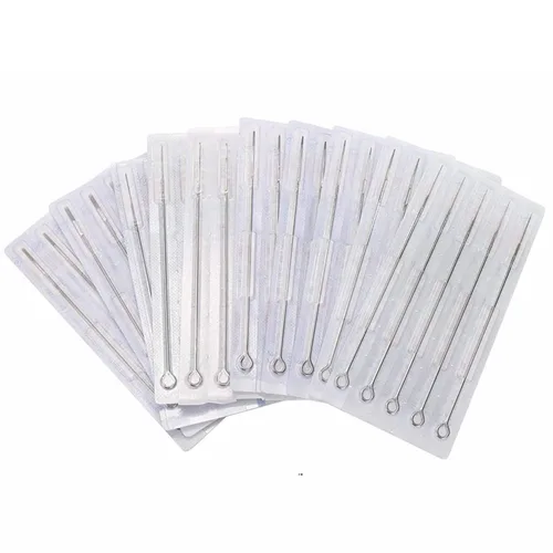 DOWEI - Juego de agujas de tatuaje, 100 agujas desechables para tatuaje, tamaño redondo Liner 3RL 5RL 7RL 9RL Round Shader 3RS 5RS 7RS 9RS, 5M1 7M1