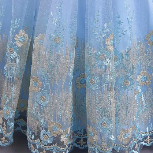 Miniatura 5 de Vestido de princesa para niña vestido de tul hinchado vestido de dama de honor boda comunión fiesta de cumpleaños concurso vestido de graduación