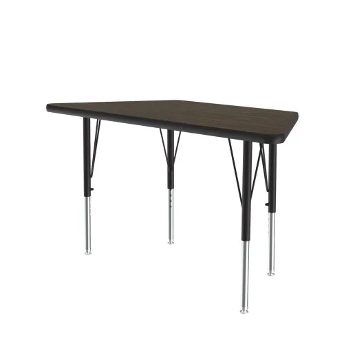 Miniatura 34 de Correll Mesa de Actividades Rectangular para Aula de 24"x36", Altura Ajustable (19"-29"), Granito Negro Laminado Térmico Fusionado Duradero