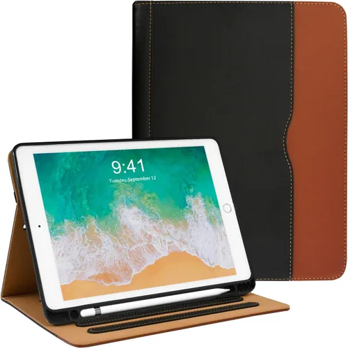 Miniatura 14 de Zonefoker Fundas para iPad de 6ª generación 2018/2017, iPad Air 2 2014, iPad Air 2013, iPad Pro 9.7 pulgadas 2016 con soporte para lápices, funda
