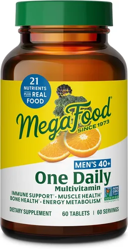 Miniatura 10 de MegaFood - Men Over 40 One Daily, promueve la salud y el bienestar inmunológico, 30 tabletas