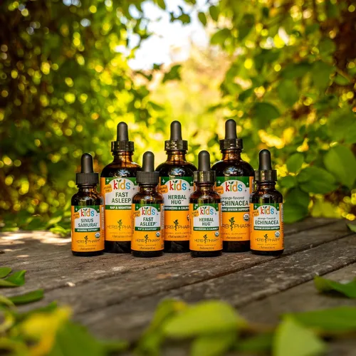 Miniatura 11 de Herb Pharm Kids Fórmula Herbal Vengador Inmune Certificado-Orgánico Sin Alcohol, 1 Onza