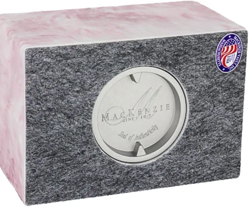 Miniatura 5 de Mackenzie Vault - Mármol cultivado clásico rubí para Silverlight Urns - Urna de cremación roja para cenizas, tamaño adulto, entierro en tierra