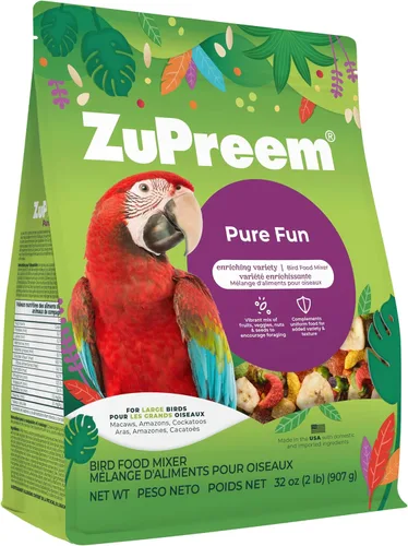 Miniatura 11 de ZuPreem Alimento Natural para Aves, Pellets de Alimento para Aves para Amazonas, Cacatúas y Guacamayos, ZuPreem Core Nutrition, Hecho en Estados