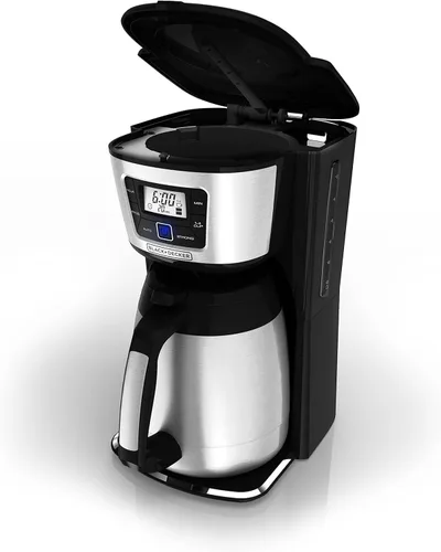 Miniatura 8 de BLACK+DECKER Cafetera térmica de 12 tazas, negro/plata, CM2035B
