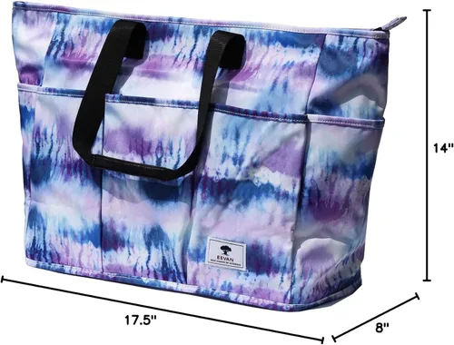 Miniatura 10 de Bolsa de fin de semana para mujer con múltiples bolsillos para llevar durante la noche, bolsa de viaje para gimnasio, bolsa de equipaje con funda