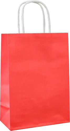 Miniatura 25 de 25 bolsas de regalo pequeñas de papel kraft morado claro, bolsas de regalo moradas con asas para recuerdos de fiesta (8.2 x 6 x 3.1 pulgadas)