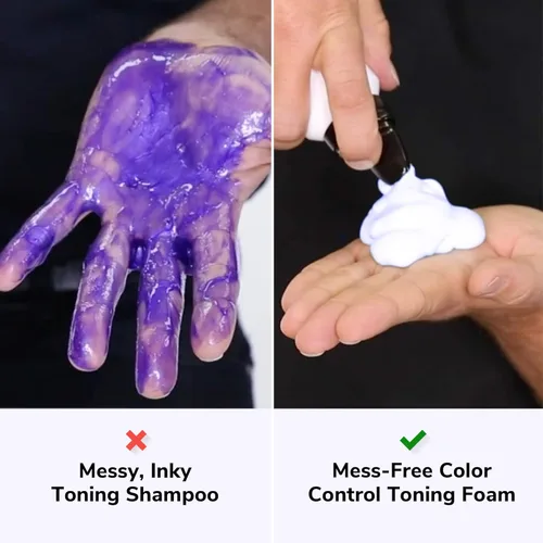 Miniatura 6 de COLOR WOW Espuma tonificante púrpura de control de color para cabello rubio