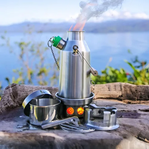 Miniatura 6 de Juego de cocina pequeño para Trekker Kelly Kettle - Olla de 16 oz (.47 ltr)