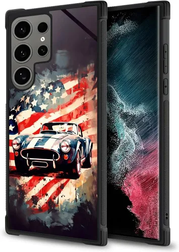 Miniatura 9 de ZHEGAILIAN Funda para Samsung Galaxy S22 Ultra - Thin Blue Line American Flag Design, protección contra caídas para pantalla de 6,8 pulgadas