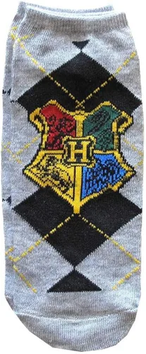 Miniatura 4 de Hyp Harry Potter House Crests Argyle Pattern JuniorsWomens 5 Pack Ankle Socks