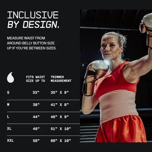 Miniatura 5 de Sports Research Sweet Sweat - Faja reductora de cintura de la serie Core; banda de fitness de sudoración premium para mujeres y hombres Gris mate