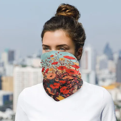 Miniatura 7 de Polaina para el cuello, bandana de enfriamiento, máscara facial, bufanda mágica para protección solar, hombres y mujeres, deportes al aire libre