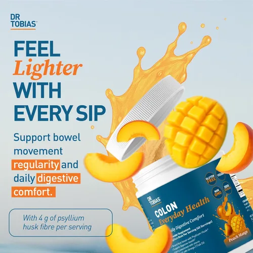 Miniatura 3 de Dr. Tobias Colon Everyday Health y mezcla de orégano y ácido caprílico – Bebida de fibra de psyllium y complejo de equilibrio intestinal con enzimas