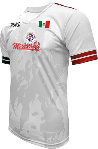 Miniatura 2 de Jersey Mexico Aguilas de Mexicali 100% Polyester WhiteGrey_Made in Mexico
