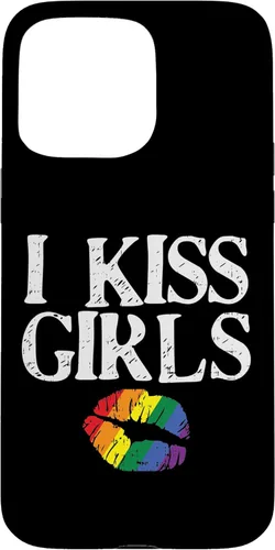 Miniatura 30 de iPhone 11 I Kiss Girls Rainbow Lips Gay Lesbian Pride Flag LGBT estuche de regalo