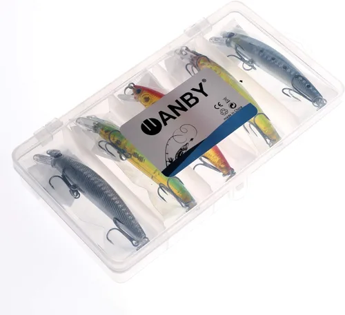 Miniatura 8 de Señuelos de pesca Probado Color explosivo Especial Minnow Swimbait Vibrating Jigging Señuelos de pesca de agua dulce y salada con anzuelo Aparejos