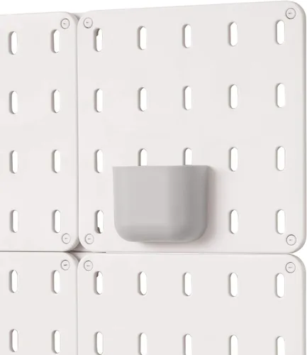 Miniatura 9 de iDesign Cade - Contenedor organizador modular de plástico sin BPA para colgar, 5.04 x 3.04 x 4 pulgadas, color gris
