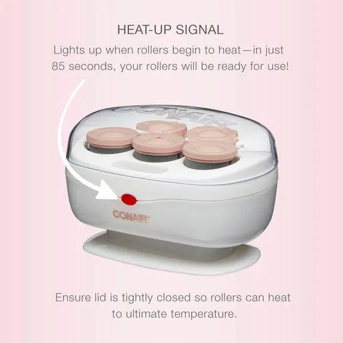 Miniatura 3 de Conair Rollos para volumen con calor instantáneo, Blanco