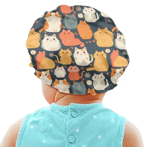 Miniatura 10 de Gorro de dormir personalizado para niños, diseño de tu propia foto, gorro de satén personalizado para dormir, regalos personalizables, gorra