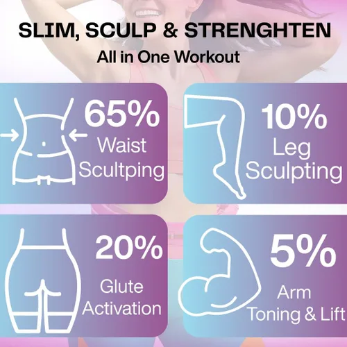 Miniatura 8 de FIT ON FORM Infinity Weighted Hula Hoop for Adults Weight Loss, Smart Exercise Hola Circle Hoop for Women Abs Workout