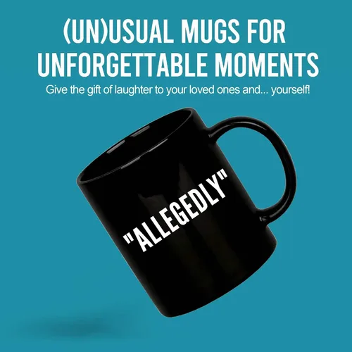 Miniatura 2 de Allegedly Lawyer - Taza divertida de graduación para estudiantes de derecho, profesores, abogados, taza de café de cerámica, novedosa, 11 onzas