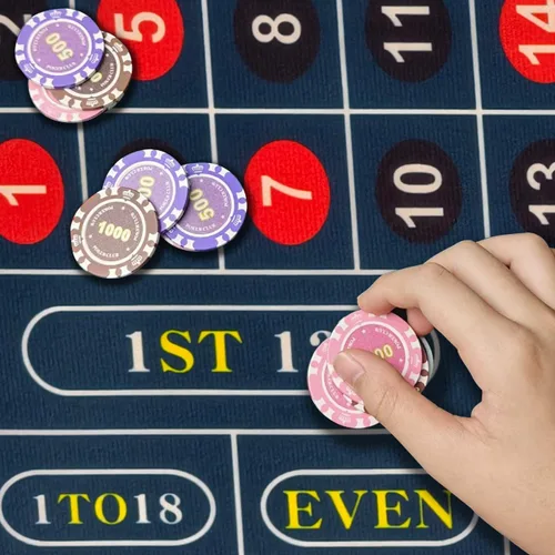 Miniatura 6 de BALIKEN Fieltro de casino de mesa 36 "x72" para dados Casino Tabla Fieltro Mat