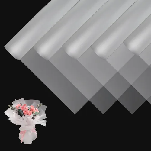 Miniatura 9 de JOYIT 20 hojas de papel de regalo de flores, papel de regalo de ramo de flores para embalaje de manualidades, envoltura de papel de flores