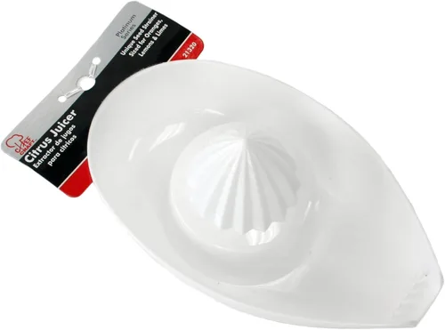 Miniatura 2 de Chef Craft Select Plastic Citrus Juicer 9.5 pulgadas Blanco