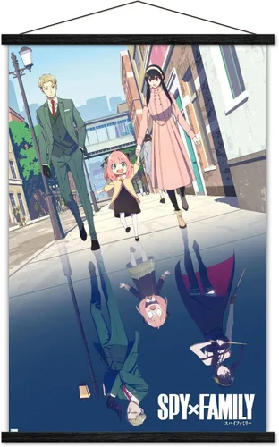 Miniatura 9 de Trends International Spy x Family - Póster de pared de arte familiar con llave, 22.37 x 34.00 pulgadas, paquete de impresión premium y colgador