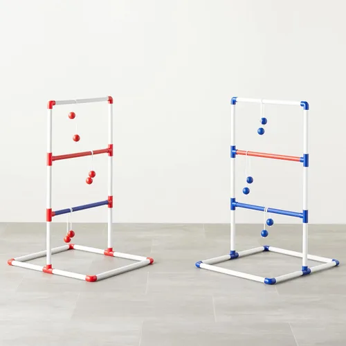 Miniatura 7 de Amazon Basics - Juego de lanzamiento de escalera, rojo/azul