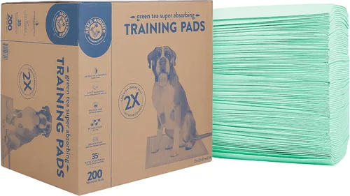 Miniatura 8 de Arm & Hammer Green Tea - Almohadillas de entrenamiento para mascotas, 8 unidades, súper absorbentes con té verde y bicarbonato de sodio, control