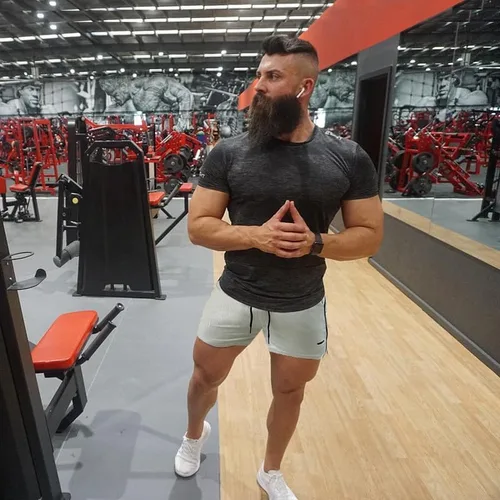 Miniatura 5 de TEZO Pantalones cortos de entrenamiento para hombre, 5 pulgadas, para gimnasio, atletismo, correr, entrenamiento, de secado rápido, pantalones